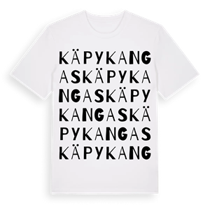 Käpykangas ordlek t-shirt – ekologisk bomull t-shirt från Pinshirt
