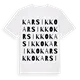 Karsikko ordlek t-shirt