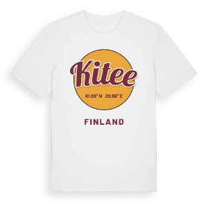 Kitee cirkel t-shirt – ekologisk bomull t-shirt från Pinshirt