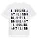 Linnunlahti ordlek t-shirt