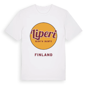 Liperi cirkel t-shirt – ekologisk bomull t-shirt från Pinshirt
