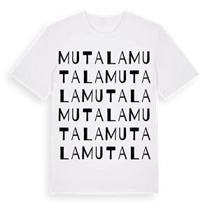 Mutala ordlek t-shirt – ekologisk bomull t-shirt från Pinshirt