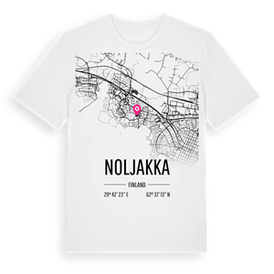 Noljakka karta t-shirt – ekologisk bomull t-shirt från Pinshirt