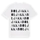 Noljakka ordlek t-shirt