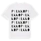 Pilkko ordlek t-shirt