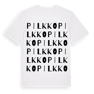 Pilkko ordlek t-shirt – ekologisk bomull t-shirt från Pinshirt
