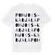 Pohjois-Karjala ordlek t-shirt
