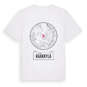 Rääkkylä t-shirt – ekologisk bomull t-shirt från Pinshirt