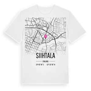 Siihtala karta t-shirt – ekologisk bomull t-shirt från Pinshirt