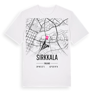Sirkkala karta t-shirt – ekologisk bomull t-shirt från Pinshirt