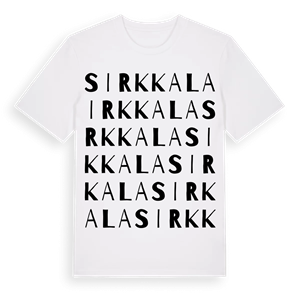 Sirkkala ordlek t-shirt – ekologisk bomull t-shirt från Pinshirt
