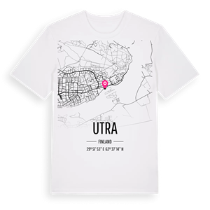 Utra karta t-shirt – ekologisk bomull t-shirt från Pinshirt