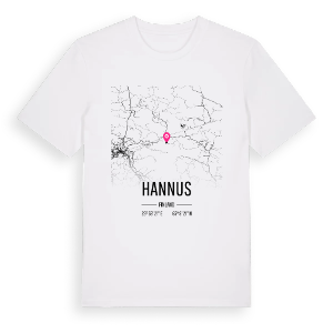 Hannus karta t-shirt – ekologisk bomull t-shirt från Pinshirt