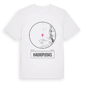 Haukipudas t-shirt – ekologisk bomull t-shirt från Pinshirt