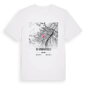 III Vanhatulli karta t-shirt – ekologisk bomull t-shirt från Pinshirt