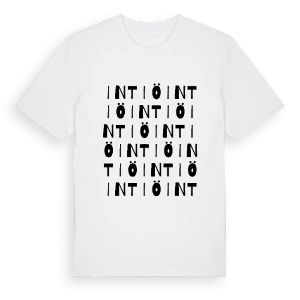Intiö ordlek t-shirt – ekologisk bomull t-shirt från Pinshirt