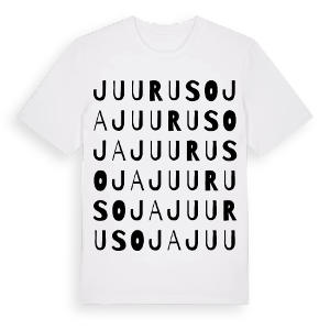 Juurusoja ordlek t-shirt – ekologisk bomull t-shirt från Pinshirt