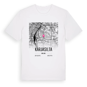 Karjasilta karta t-shirt – ekologisk bomull t-shirt från Pinshirt