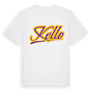 Kello baseball t-shirt – ekologisk bomull t-shirt från Pinshirt