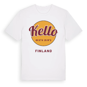 Kello cirkel t-shirt – ekologisk bomull t-shirt från Pinshirt