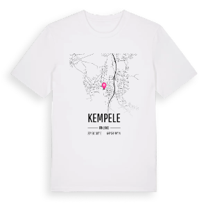 Kempele karta t-shirt – ekologisk bomull t-shirt från Pinshirt