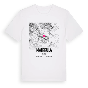 Maikkula karta t-shirt – ekologisk bomull t-shirt från Pinshirt