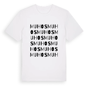 Muhos ordlek t-shirt – ekologisk bomull t-shirt från Pinshirt