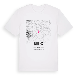 Niiles karta t-shirt – ekologisk bomull t-shirt från Pinshirt