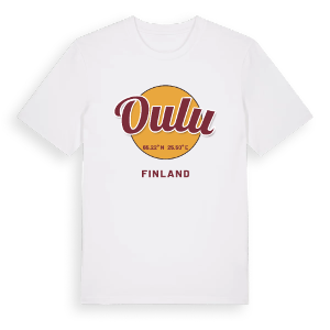 Oulu cirkel t-shirt – ekologisk bomull t-shirt från Pinshirt