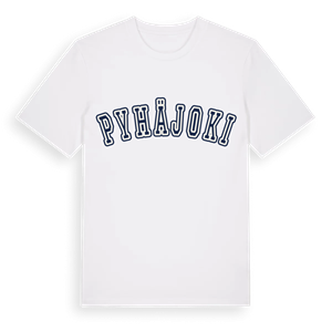 Pyhäjoki college t-shirt – ekologisk bomull t-shirt från Pinshirt