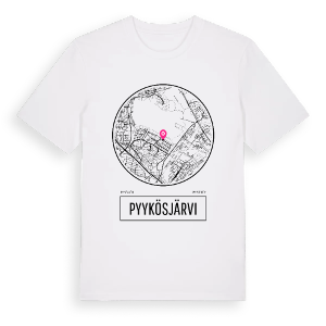 Pyykösjärvi t-shirt – ekologisk bomull t-shirt från Pinshirt