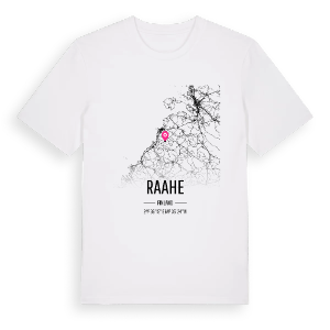 Raahe karta t-shirt – ekologisk bomull t-shirt från Pinshirt