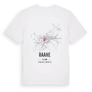 Raahe karta t-shirt – ekologisk bomull t-shirt från Pinshirt