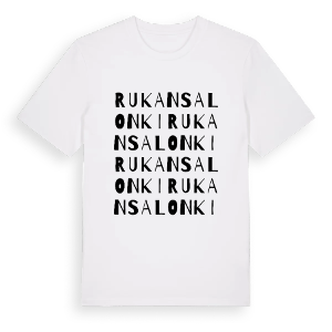 Rukan Salonki ordlek t-shirt – ekologisk bomull t-shirt från Pinshirt