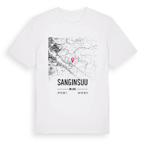 Sanginsuu karta t-shirt – ekologisk bomull t-shirt från Pinshirt