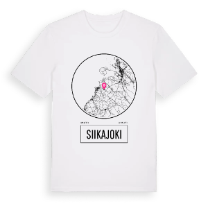 Siikajoki t-shirt – ekologisk bomull t-shirt från Pinshirt