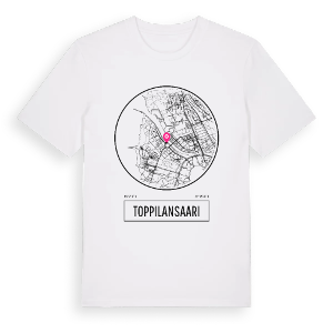 Toppilansaari t-shirt – ekologisk bomull t-shirt från Pinshirt