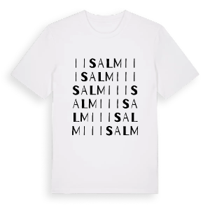 Iisalmi ordlek t-shirt – ekologisk bomull t-shirt från Pinshirt