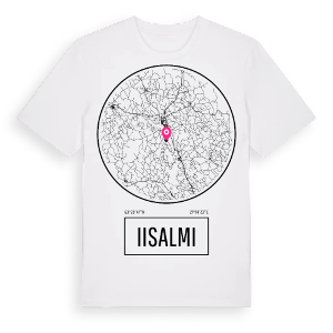 Iisalmi t-shirt – ekologisk bomull t-shirt från Pinshirt