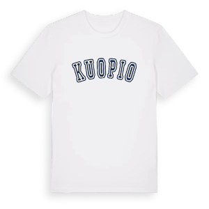 Kuopio college t-shirt – ekologisk bomull t-shirt från Pinshirt