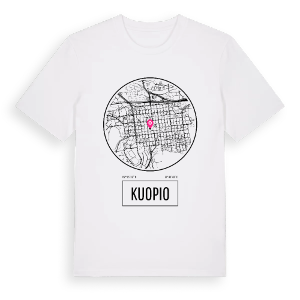 Kuopio t-shirt – ekologisk bomull t-shirt från Pinshirt