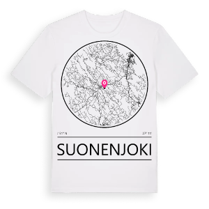 Suonenjoki t-shirt – ekologisk bomull t-shirt från Pinshirt