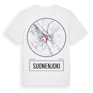 Suonenjoki t-shirt – ekologisk bomull t-shirt från Pinshirt