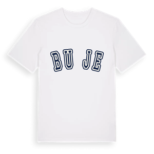Bučje college t-shirt – ekologisk bomull t-shirt från Pinshirt