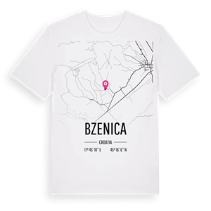 Bzenica karta t-shirt – ekologisk bomull t-shirt från Pinshirt