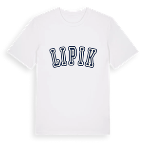 Lipik college t-shirt – ekologisk bomull t-shirt från Pinshirt