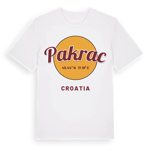 Pakrac cirkel t-shirt – ekologisk bomull t-shirt från Pinshirt