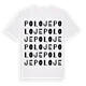 Poloje ordlek t-shirt