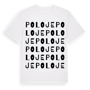 Poloje ordlek t-shirt – ekologisk bomull t-shirt från Pinshirt