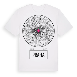 Praha t-shirt – ekologisk bomull t-shirt från Pinshirt